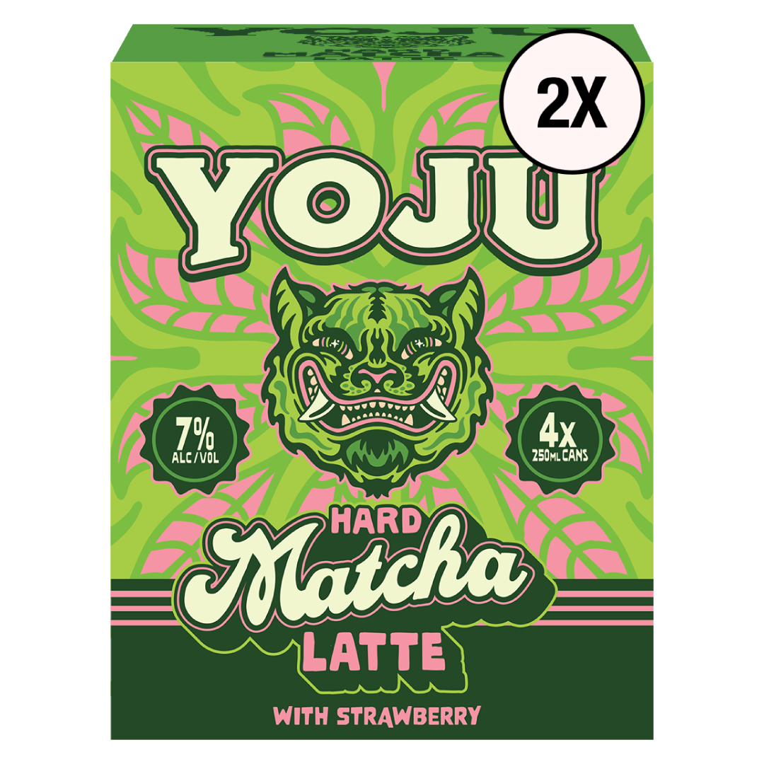 Hard Strawberry Matcha Latte 8-pack