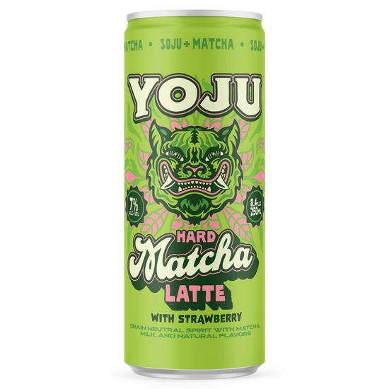 Hard Strawberry Matcha Latte 8-pack – YOJU
