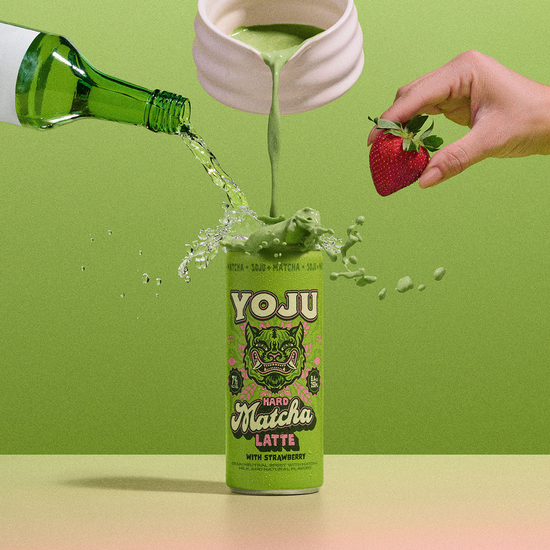 Hard Strawberry Matcha Latte 8-pack – YOJU